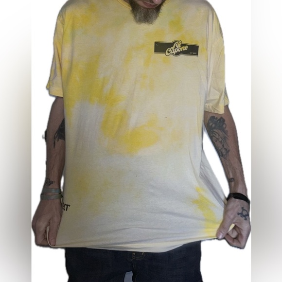 - Rare FERRARI YELLOW BLACK PRINT AMERICAN APPAREL JAPANESE KNIT MOB CAPON… - Picture 9 of 9